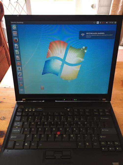 IBM Thinkpad T60 (2007) 1.83GHz ,1G RAM, 160GB Hdd, Ubuntu OS