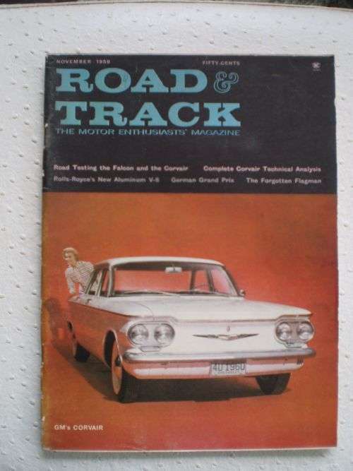 Road and Track Vintage Car Magazine November 1959 100's Of Ads