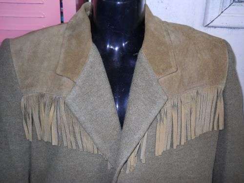 Italien Vintage Western Style Cowboy Fringe Blazer