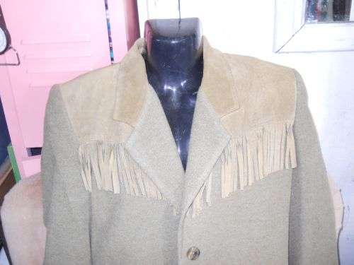 Italien Vintage Western Style Cowboy Fringe Blazer