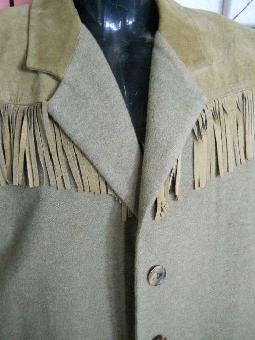 Italien Vintage Western Style Cowboy Fringe Blazer