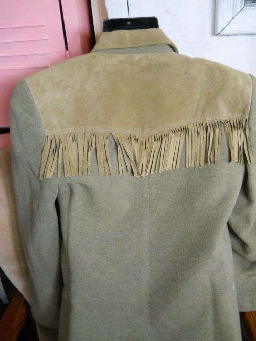 Italien Vintage Western Style Cowboy Fringe Blazer