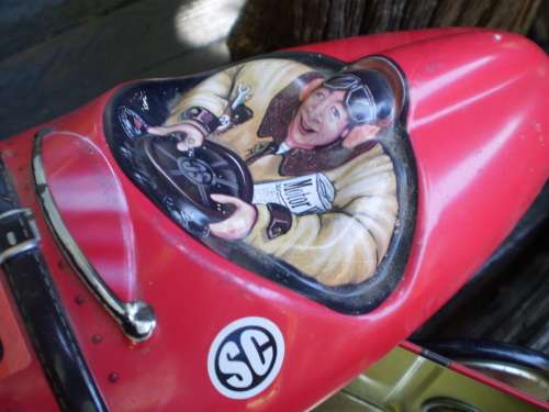 Vintage Racing Car Assorted Toffees Tin