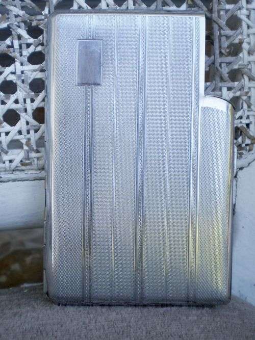 1950s Vintage Seigneur Men's Cigarette Case And Lighter Holder Made In England