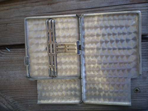 1950s Vintage Seigneur Men's Cigarette Case And Lighter Holder Made In England