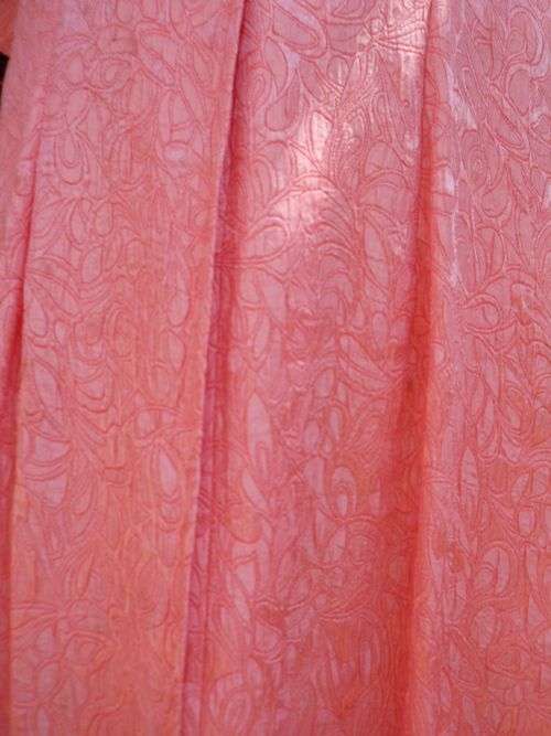 1980s Vintage Three Piece Suit Marlene Dietrich Style in Pink Satin Size 12