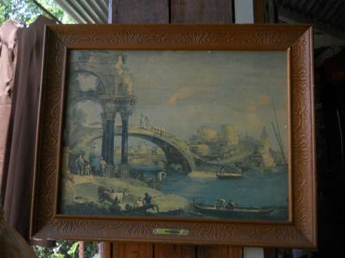 Vintage 1960's Retro Framed Print Marieschi 400 mm x 500 mm