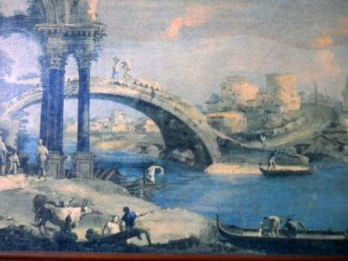 Vintage 1960's Retro Framed Print Marieschi 400 mm x 500 mm