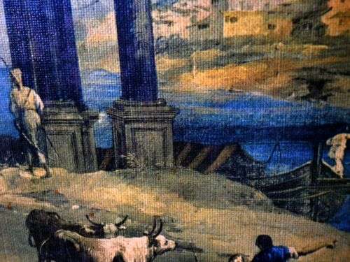 Vintage 1960's Retro Framed Print Marieschi 400 mm x 500 mm