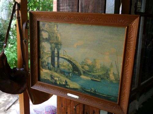 Vintage 1960's Retro Framed Print Marieschi 400 mm x 500 mm