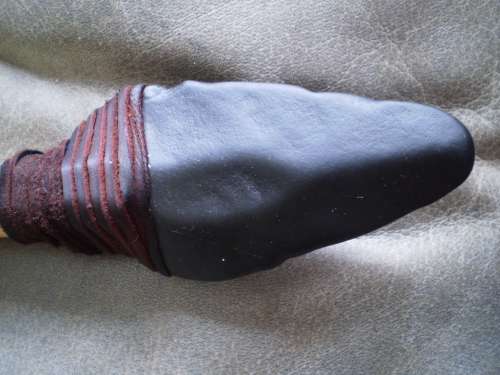 Costume Hand Made Antique Stone Blade Giraffe Bone Handle Collectors Display Knife