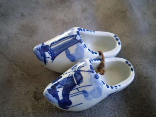 Delfts Clogs Miniature Ornament