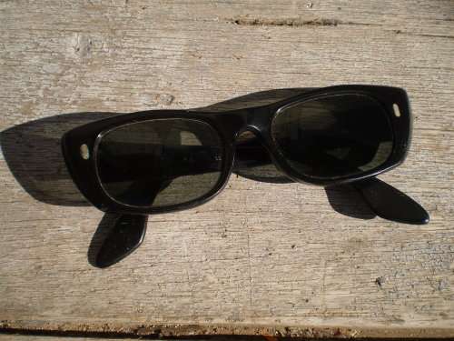 Vintage Original 1960s Black James Dean Eyeglasses Spectacles Frame