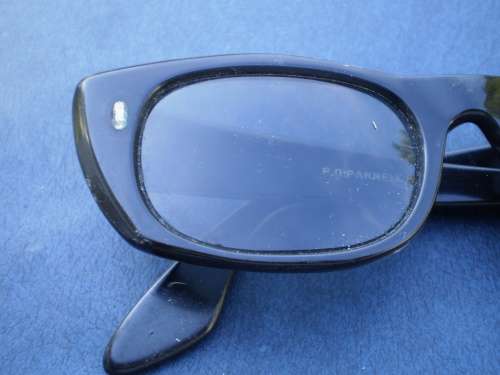 Vintage Original 1960s Black James Dean Eyeglasses Spectacles Frame