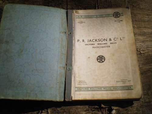 P.R Jackson Salford Rolling Mills Manchester