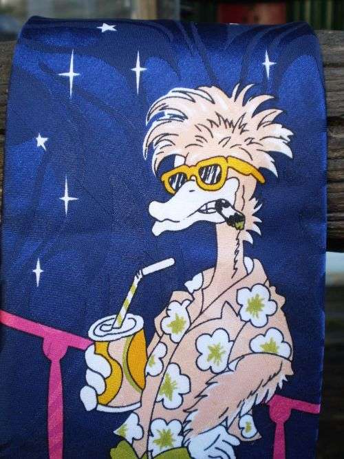 Gold City Handmade Cartoon Vintage Tie