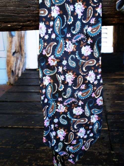 Jaques Alain Paris Silk Vintage Tie