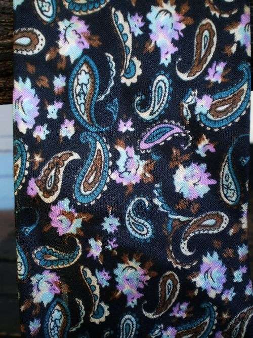 Jaques Alain Paris Silk Vintage Tie