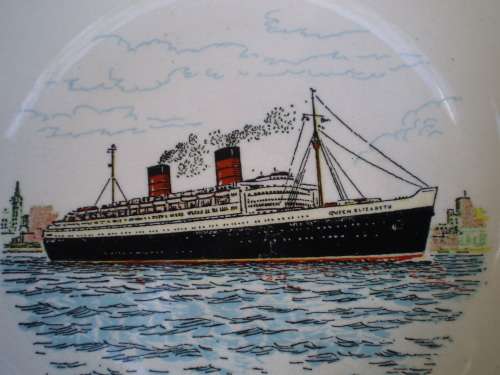 Squire Porcelain Plate of M.S Elizabeth