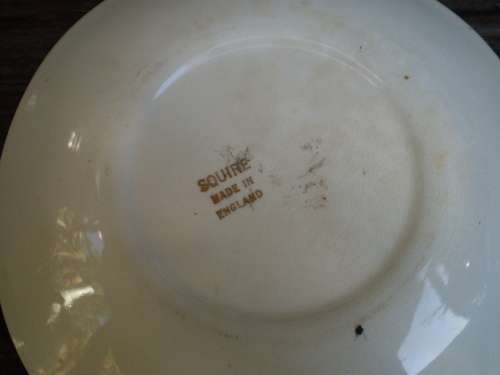 Squire Porcelain Plate of M.S Elizabeth