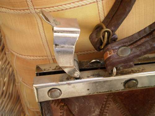 Vintage Genuine PatchWork Brown Leather Shoulder Bag