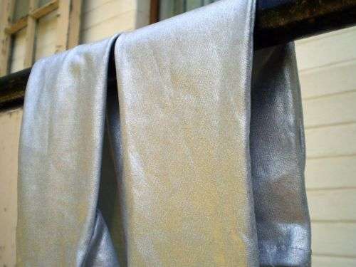 Original Vintage 1950s Silver Over Ellbow Ladies Evening Cocktail Gloves Size M very good condition