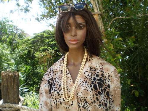 Vintage 1980s Overlength Chiffon Blouse Shirt Animal Leopard Print Size 14