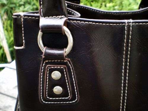 Nine West Faux Brown Leather Handbag 25cm height x 30 cm width excellent condition