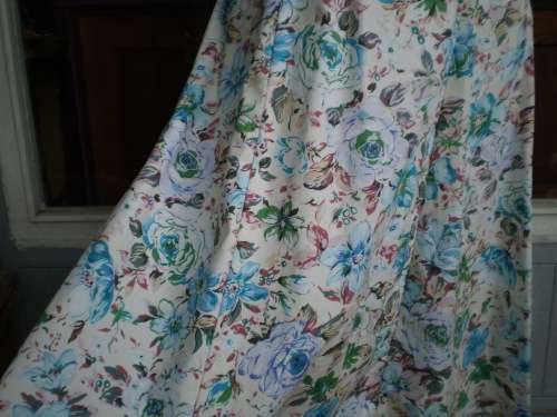 Original 1980's Vintage Floral Summer Dress Size 14