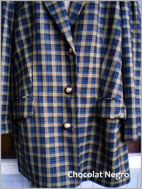 Horst Basler 1980s Vintage Overlength Ladies Striped Designer Blazer Size 16 Excellent Condition