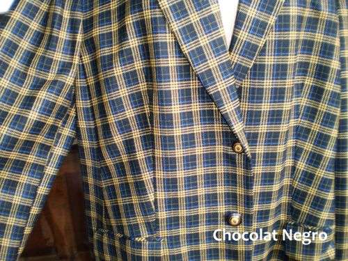 Horst Basler 1980s Vintage Overlength Ladies Striped Designer Blazer Size 16 Excellent Condition