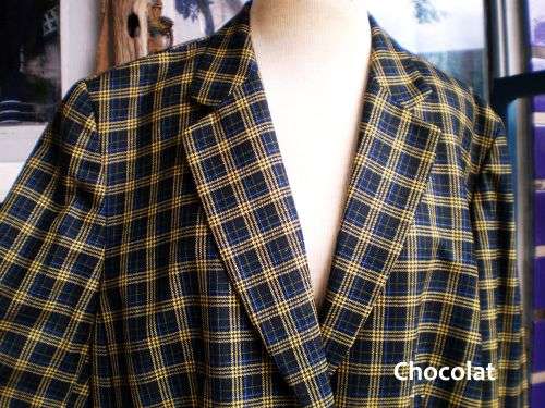 Horst Basler 1980s Vintage Overlength Ladies Striped Designer Blazer Size 16 Excellent Condition