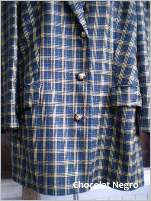 Horst Basler 1980s Vintage Overlength Ladies Striped Designer Blazer Size 16 Excellent Condition