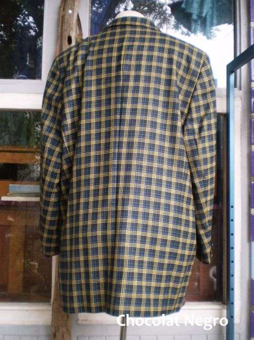 Horst Basler 1980s Vintage Overlength Ladies Striped Designer Blazer Size 16 Excellent Condition