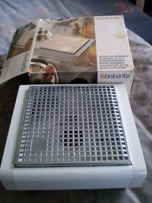 Modern Mid Century Candle Table Food Warmer Chauffe-Plats Brabantia Original Box Excellent Condition