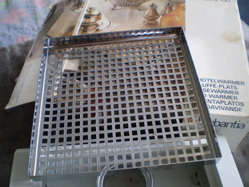 Modern Mid Century Candle Table Food Warmer Chauffe-Plats Brabantia Original Box Excellent Condition