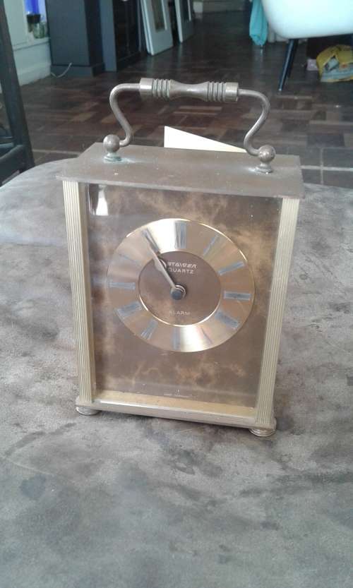 Vintage Staiger Quartz Carriage Clock West Germany