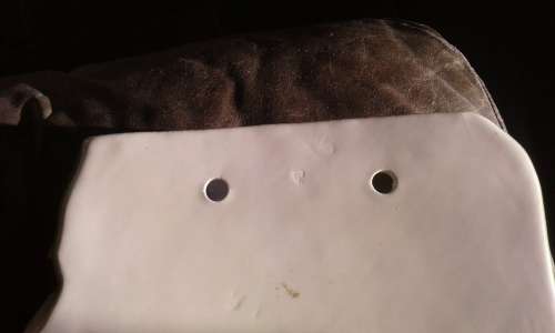 Antique bird on pears porcelain wall vase marked