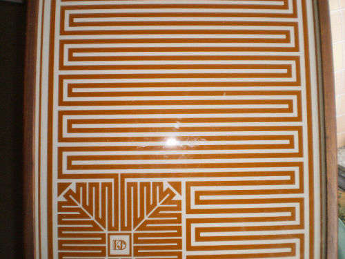 Vintage Philipps Mid Century Modern Glass And Wood Food Warmer Electric Hot Tray 75 cm x 40 cm