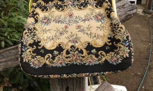 Large Vintage Tapestry Handbag