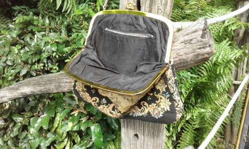 Large Vintage Tapestry Handbag