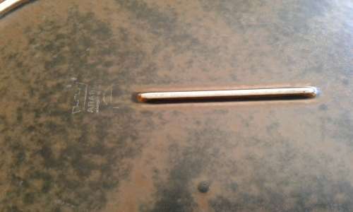 Large Arabia Wartsila Finland Mid Century Modern Brown Ruska Oval Serving Platter 37cm x 25 cm