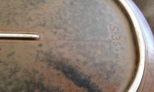 Large Arabia Wartsila Finland Mid Century Modern Brown Ruska Oval Serving Platter 37cm x 25 cm