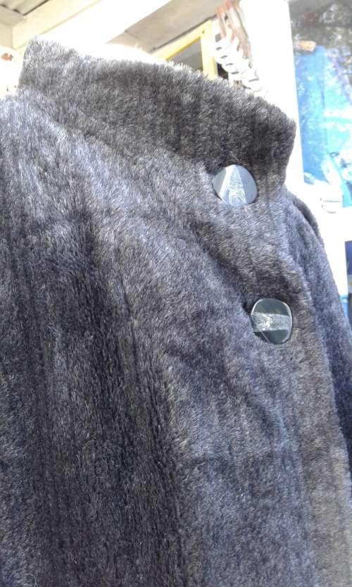 Beautiful Elegant Vintage Full Length Lama Alpaca Fur Coat Size 14