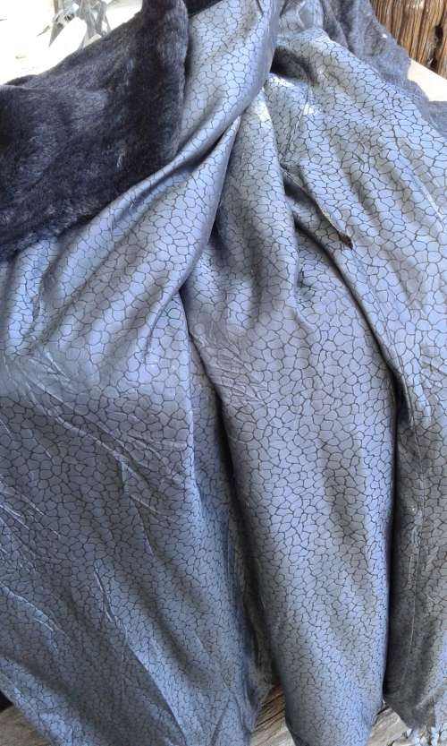 Beautiful Elegant Vintage Full Length Lama Alpaca Fur Coat Size 14