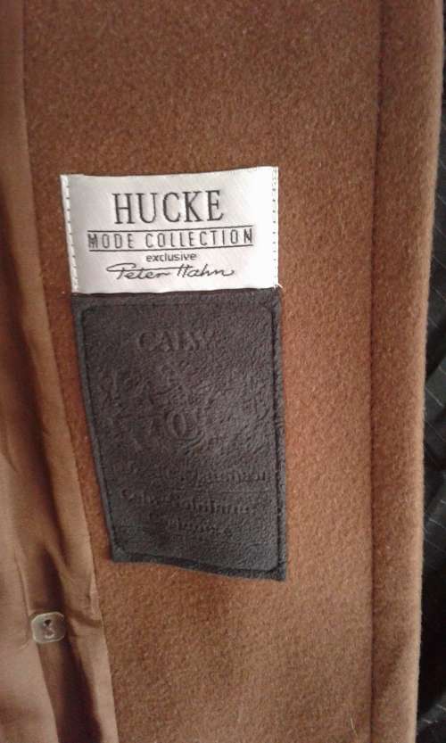 Finest Quality Pure Cashmere Coat With Matching Scarf By Peter Hahn Made In Germany Size 14 to 16