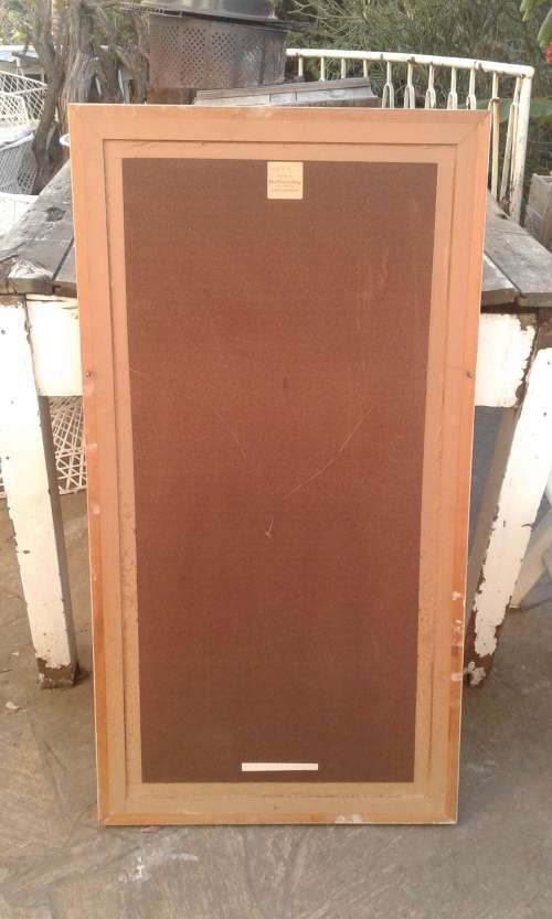 Rare Large Original 1960 Tretchikoff CHRYSANTHEMUMS Print Flowers In Oriental Vase Mid Century Frame