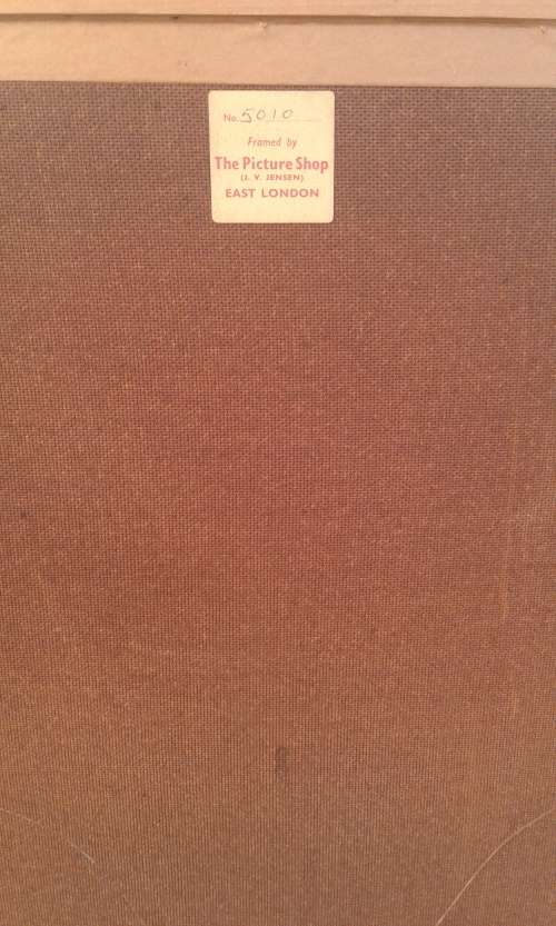 Rare Large Original 1960 Tretchikoff CHRYSANTHEMUMS Print Flowers In Oriental Vase Mid Century Frame