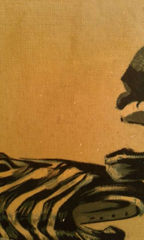 Original Vintage Very Large Framed Vladimir Tretchikoff Fighting Zebras Print 1m x 75cm Signed 1975