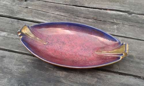 Beautiful Art Deco Rouge Royale Carlton Ware Dish Platter 23cm x 12cm